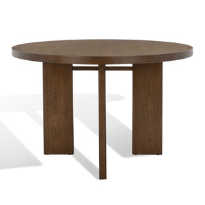 Safavieh Calamaria Round Wood Dining Table Medium Oak SFV2135C