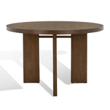 Safavieh Calamaria Round Wood Dining Table Medium Oak SFV2135C