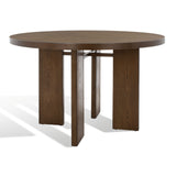 Safavieh Calamaria Round Wood Dining Table Medium Oak SFV2135C