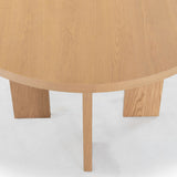 Safavieh Calamaria Round Wood Dining Table Natural SFV2135D