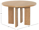 Safavieh Calamaria Round Wood Dining Table Natural SFV2135D