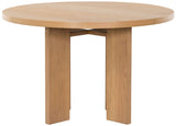 Safavieh Calamaria Round Wood Dining Table Natural SFV2135D