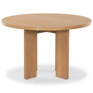 Safavieh Calamaria Round Wood Dining Table Natural SFV2135D
