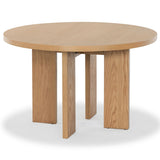 Safavieh Calamaria Round Wood Dining Table Natural SFV2135D