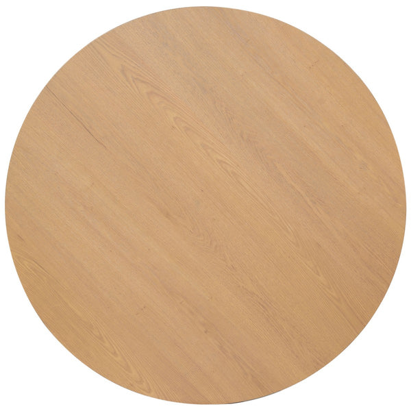 Safavieh Calamaria Round Wood Dining Table Natural SFV2135D
