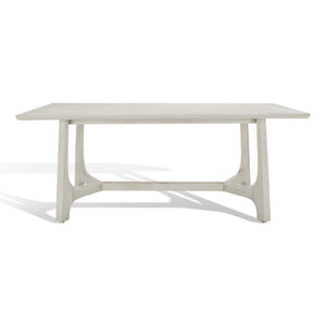 Safavieh Adelee Wood Rectangle Dining Table White Wash SFV2136A