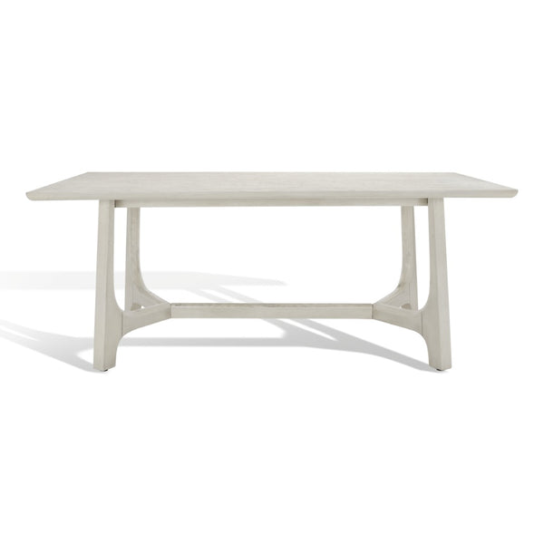Safavieh Adelee Wood Rectangle Dining Table White Wash SFV2136A