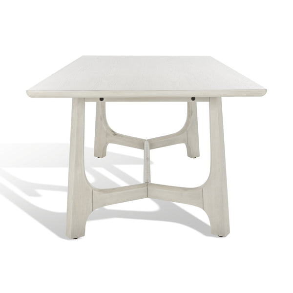 Safavieh Adelee Wood Rectangle Dining Table White Wash SFV2136A