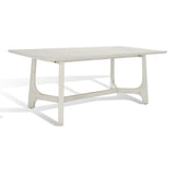 Safavieh Adelee Wood Rectangle Dining Table White Wash SFV2136A