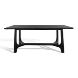 Safavieh Adelee Wood Rectangle Dining Table XII23 Black Wood SFV2136B