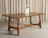 Safavieh Adelee Wood Rectangle Dining Table XII23 Medium Oak Wood SFV2136C