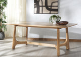 Safavieh Adelee Wood Rectangle Dining Table Natural SFV2136D