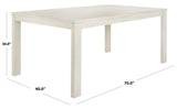 Deirdra Wood Rectangle Dining Table