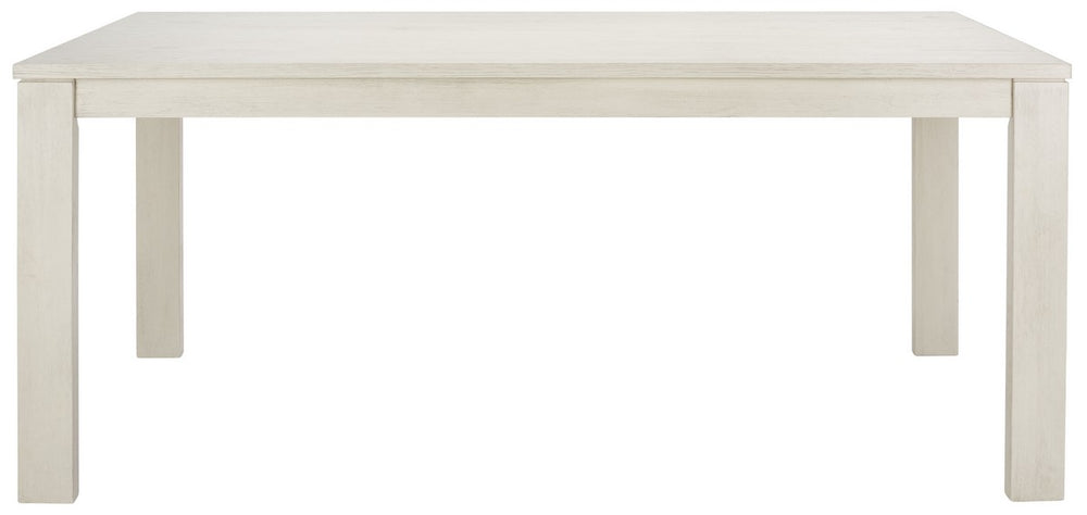 Safavieh Deirdra Wood Rectangle Dining Table XII23 White Wash Wood SFV2137A