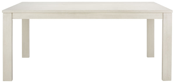 Safavieh Deirdra Wood Rectangle Dining Table XII23 White Wash Wood SFV2137A