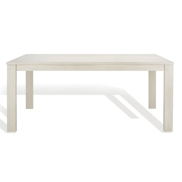 Safavieh Deirdra Wood Rectangle Dining Table XII23 White Wash Wood SFV2137A