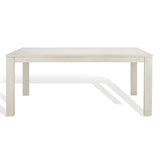 Safavieh Deirdra Wood Rectangle Dining Table XII23 White Wash Wood SFV2137A