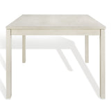 Safavieh Deirdra Wood Rectangle Dining Table XII23 White Wash Wood SFV2137A