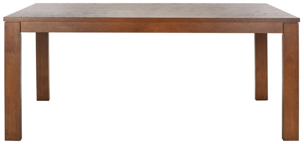 Safavieh Deirdra Wood Rectangle Dining Table XII23 Medium Oak Wood SFV2137C
