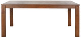 Safavieh Deirdra Wood Rectangle Dining Table XII23 Medium Oak Wood SFV2137C