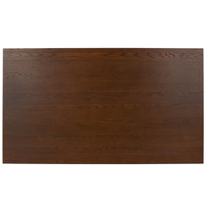 Safavieh Deirdra Wood Rectangle Dining Table XII23 Medium Oak Wood SFV2137C