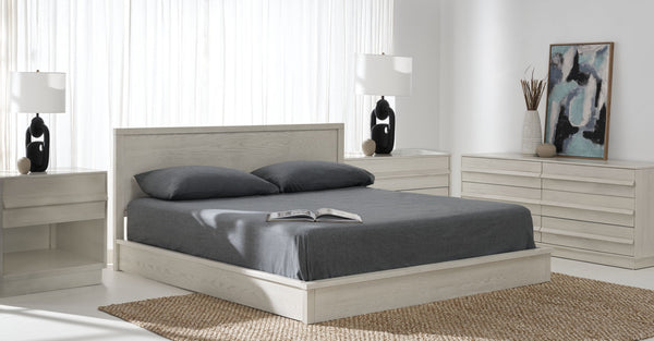 Safavieh DEIRDRA Stylish 1 Drawer Nightstand - Modern Wood Design for Bedroom Storage & Elegance White Washed SFV2157A
