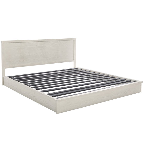Safavieh Deirdra Wood Queen Bed White Wash Wood SFV2140A-Q-3BX