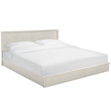 Safavieh Deirdra Wood Queen Bed White Wash Wood SFV2140A-Q-3BX