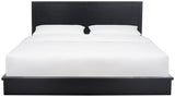 Safavieh Deirdra Wood Queen Bed Black Wood SFV2140B-Q-3BX