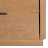 Safavieh Gabrietta 6 Drawer Wood Dresser XII23 Natural Wood / Metal SFV2141A