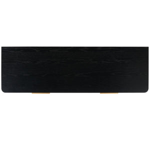 Safavieh Gabrietta 6 Drawer Wood Dresser XII23 Black Wood / Metal SFV2141B