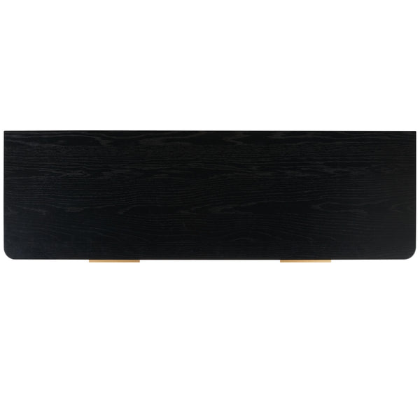 Safavieh Gabrietta 6 Drawer Wood Dresser XII23 Black Wood / Metal SFV2141B