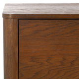 Safavieh Gabrietta 6 Drawer Wood Dresser Medium Oak SFV2141C