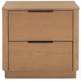 Gabrietta 2 Drawer Wood Nightstand