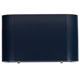 Safavieh Liabella 1 Drawer Curved Nightstand Navy / Gold SFV2145D