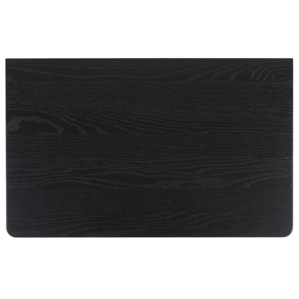 Safavieh JAYLESSA Nightstand - Mid-Century Modern Design with Elegant Storage, Solid Wood & Bronze Hardware Black SFV2148B