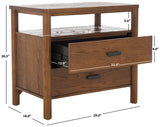 Safavieh Jaylessa Wood Nightstand Medium Oak SFV2148C