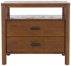 Safavieh Jaylessa Wood Nightstand Medium Oak SFV2148C