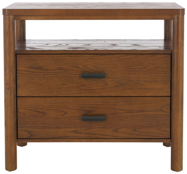 Safavieh Jaylessa Wood Nightstand Medium Oak SFV2148C