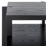 Safavieh Quigley Square Wood Coffee Table Black Wood SFV2150A