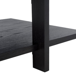 Safavieh QUIGLEY Modern Wood Coffee Table with Architectural Design and Ample Storage for Any Space Black SFV2150A
