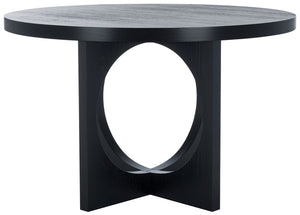 Safavieh Feliciabella 47" Wood Dining Table Black SFV2151B-2BX