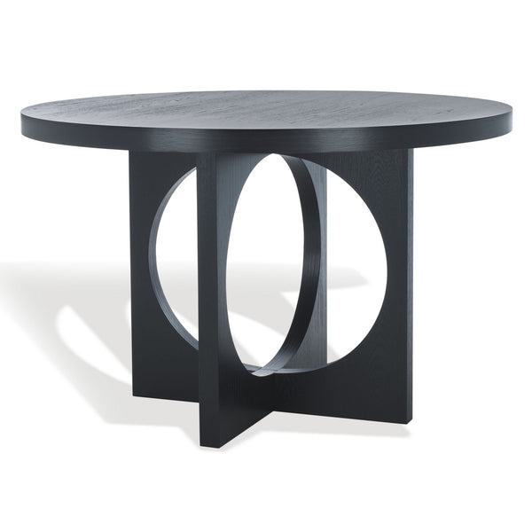 Safavieh Feliciabella 47" Wood Dining Table Black SFV2151B-2BX