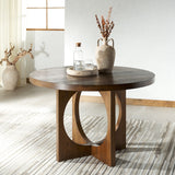 Safavieh Feliciabella 47" Wood Dining Table Medium Oak SFV2151C-2BX