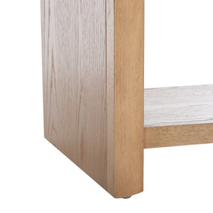 Safavieh DARNELL Wood 1 Drawer Nightstand - Modern Elegance, Durable Design & Sleek Storage Solution for Bedrooms Natural SFV2152A