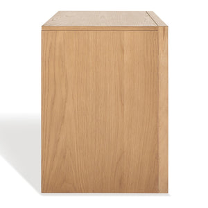Safavieh DARNELL Wood 1 Drawer Nightstand - Modern Elegance, Durable Design & Sleek Storage Solution for Bedrooms Natural SFV2152A