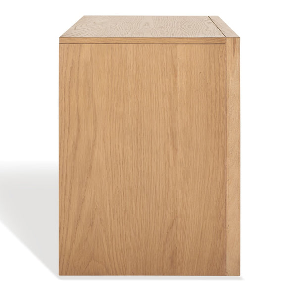 Safavieh DARNELL Wood 1 Drawer Nightstand - Modern Elegance, Durable Design & Sleek Storage Solution for Bedrooms Natural SFV2152A