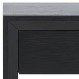 Safavieh Darnell Wood 1 Drawer Nightstand Black SFV2152B