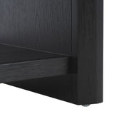 Safavieh Darnell Wood 1 Drawer Nightstand Black SFV2152B