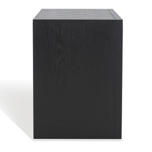 Safavieh Darnell Wood 1 Drawer Nightstand Black SFV2152B